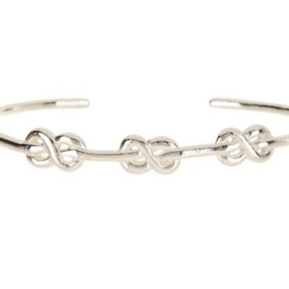 One (1) Infinity Knot Cuff Bracelets